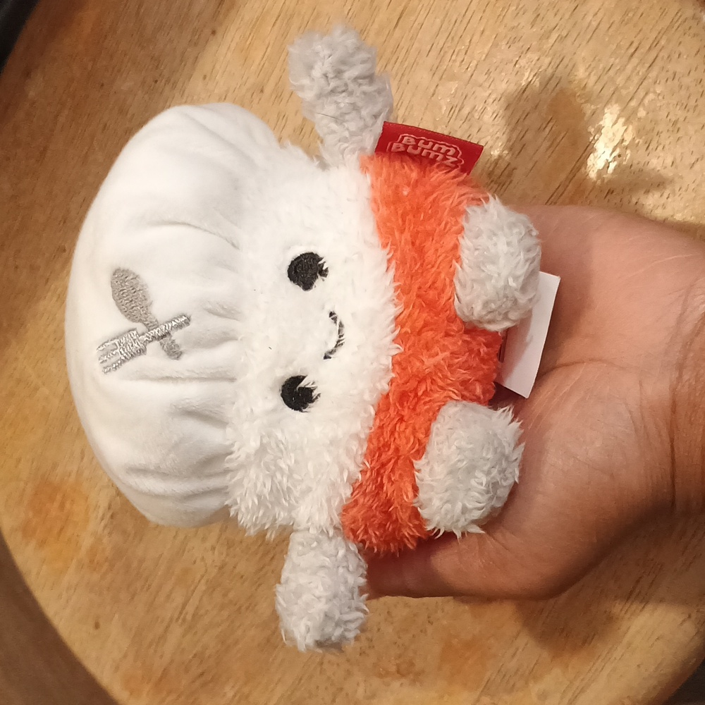 Jazwares BUMBUMZ Beanie belly Sitting Plush Takeout Bumz Chef Hat 4in - Picture 7 of 10